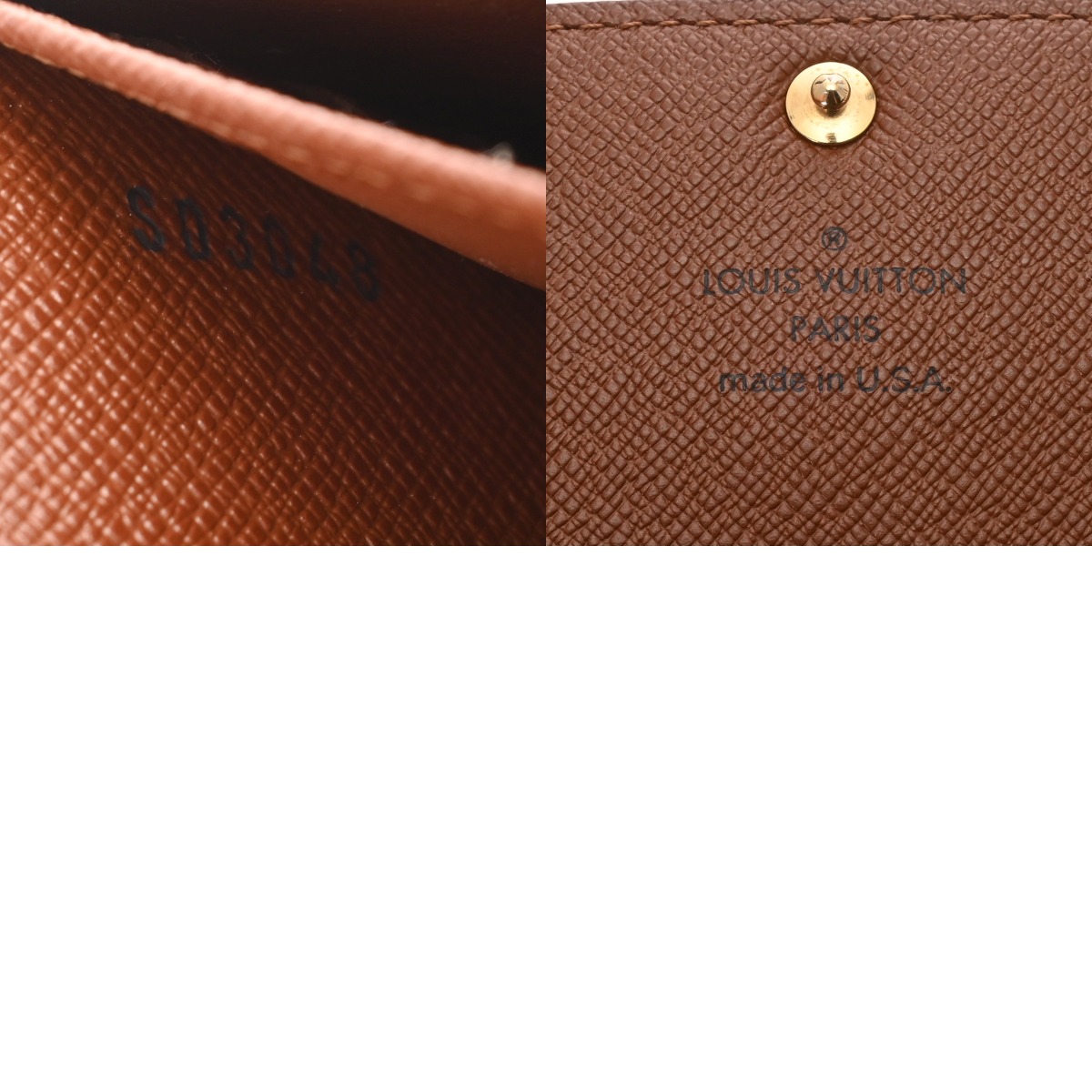 ルイ ヴィトン モノグラム ポルトモネクレディ ブラウン M61724