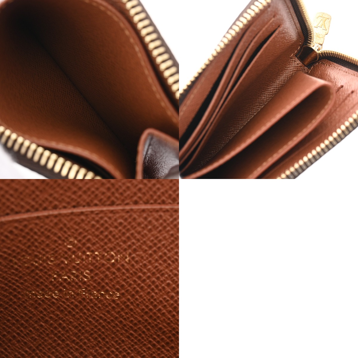 ルイ ヴィトン モノグラム ポルトフォイユクレマンス ブラウン M83476