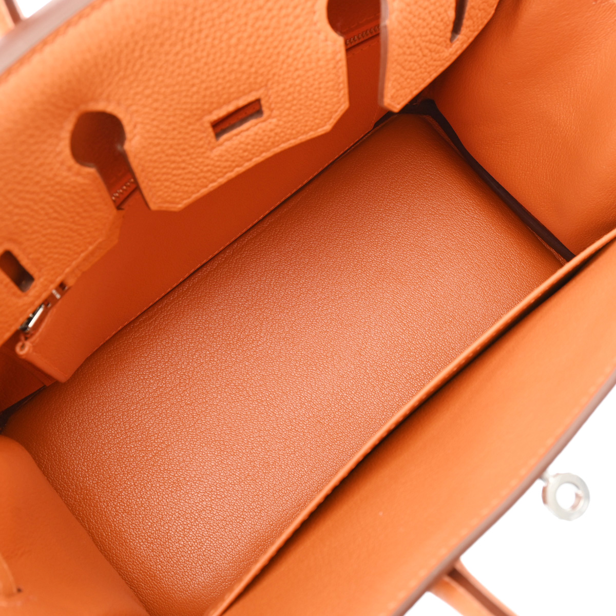 エルメス バーキン 25 オレンジ トゴ レディース バッグ 【未使用