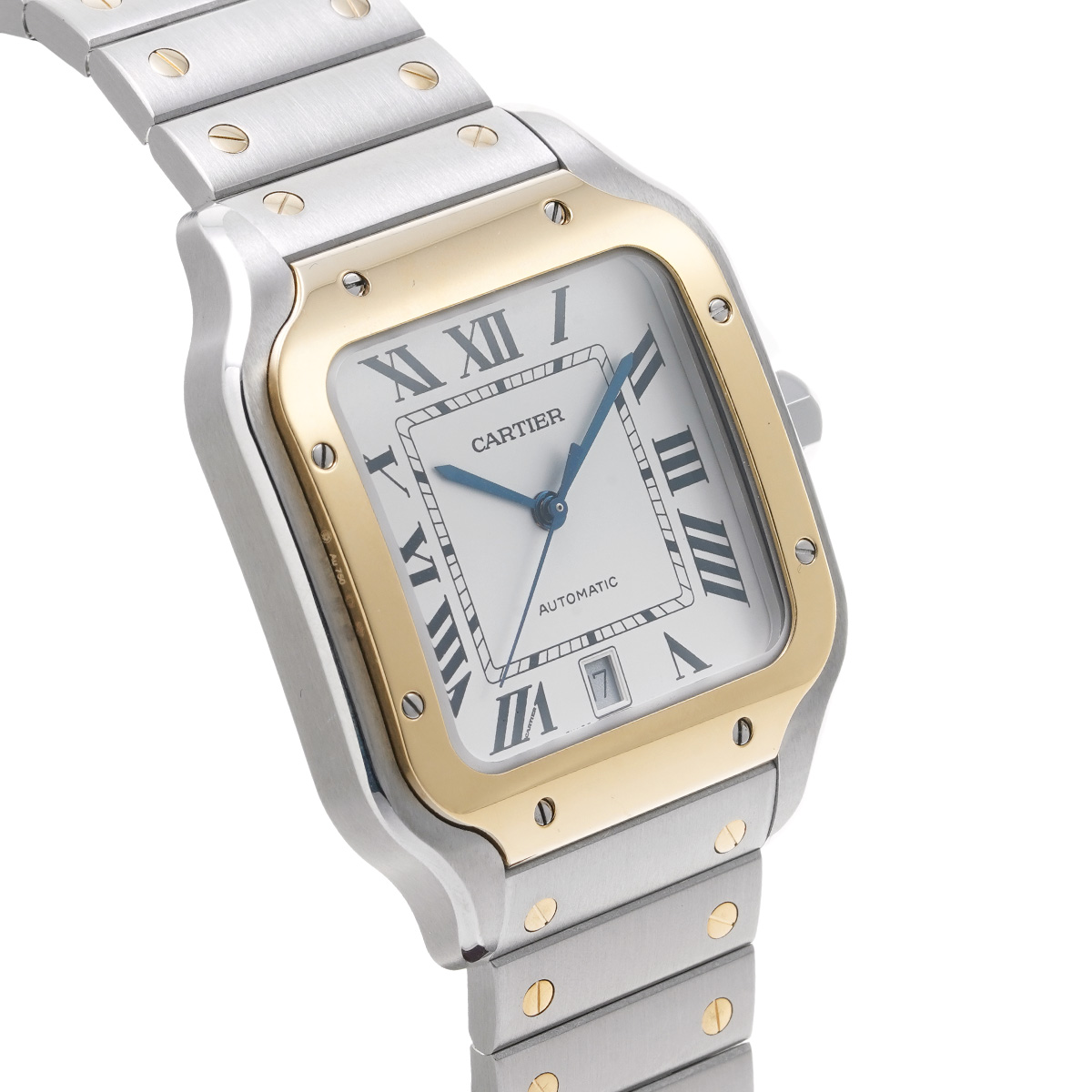 カルティエ サントス ドゥ カルティエ LM W2SA0009 シルバー メンズ