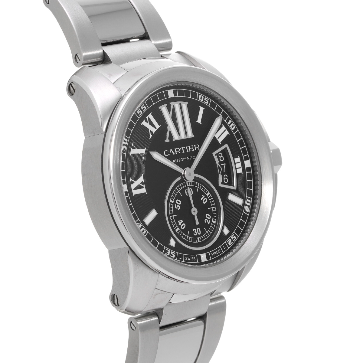 カルティエ カリブル ドゥ カルティエ W7100016 ブラック メンズ 時計