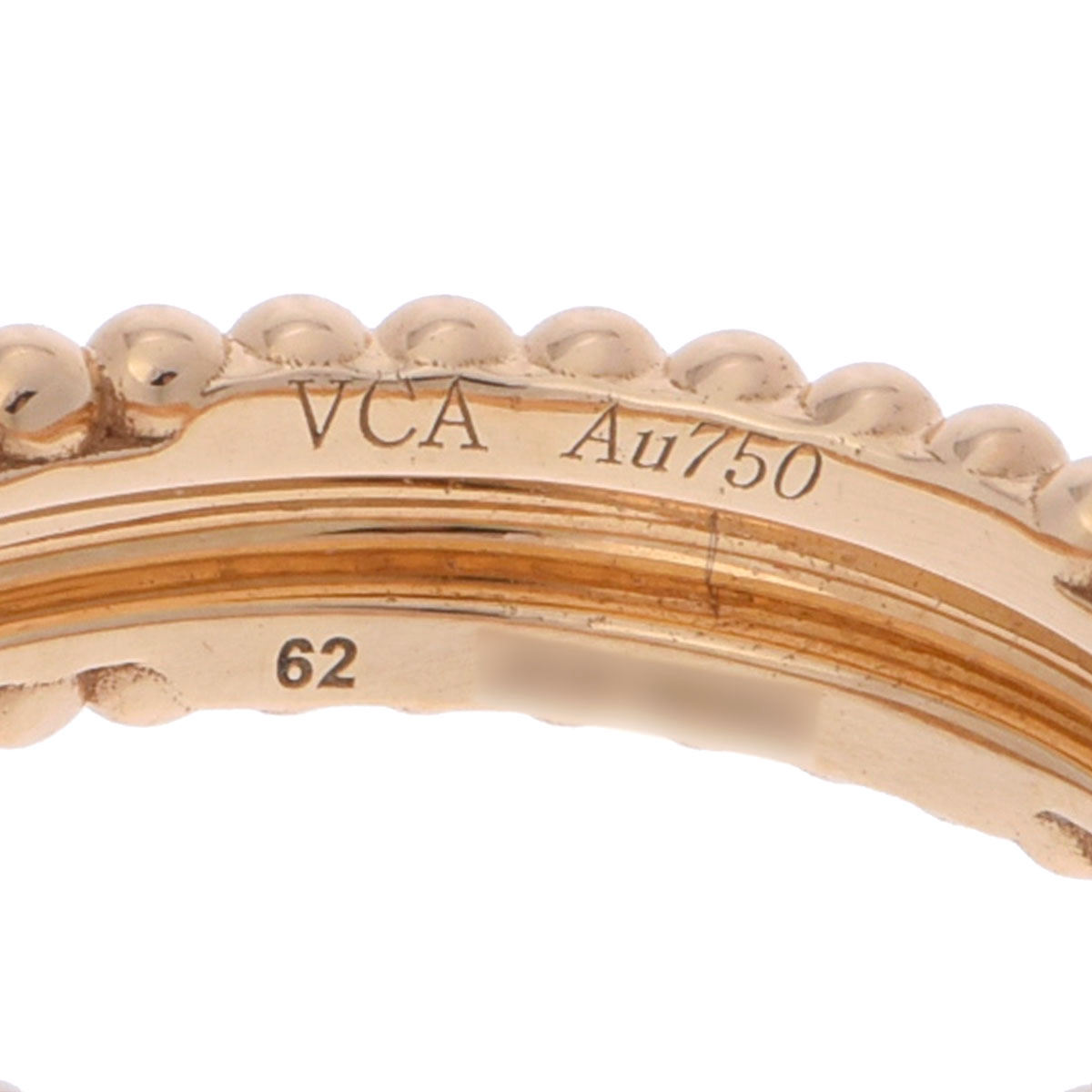 ヴァン クリーフ&アーペル ペルレゴールドパール リング #62 ゴールド