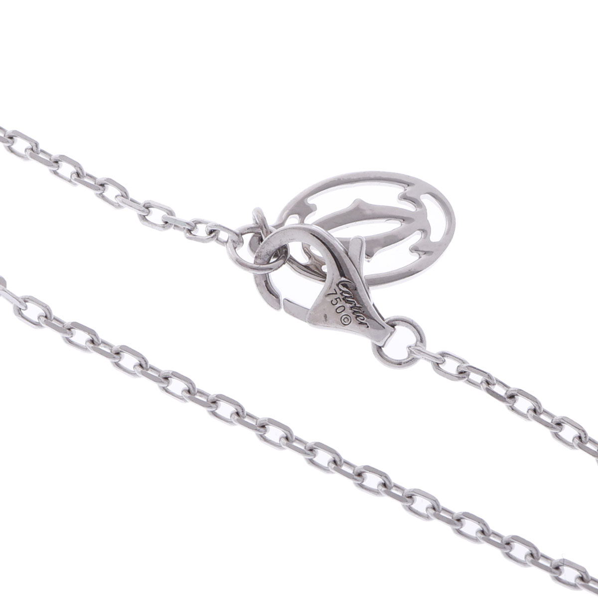 カルティエ ダムール ブレスレット SM シルバー K18ホワイトゴールド