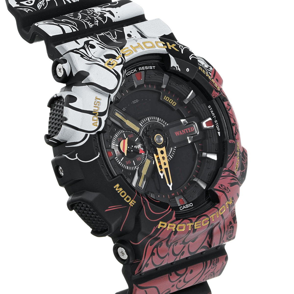 カシオ G-SHOCK ワンピースコラボ GA-110JOP-1A4JR ブラック/レッド