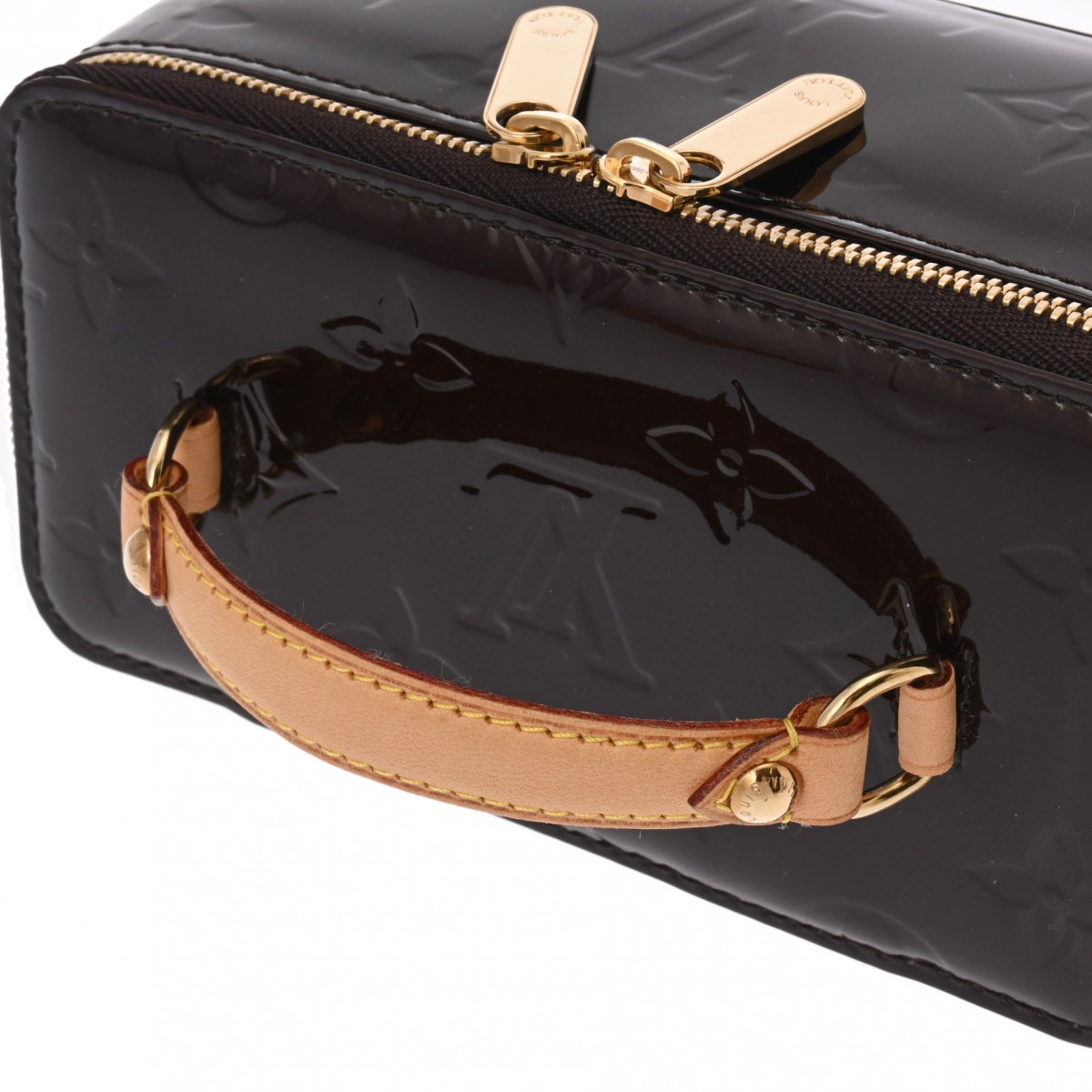 ルイ ヴィトン ヴェルニ ジュエルケース アマラント M91272 モノグラム