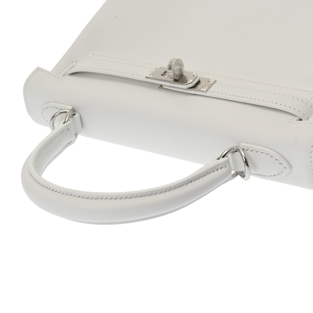 エルメス ケリー 25 内縫い 2WAY ニューホワイト ヴォースイフト