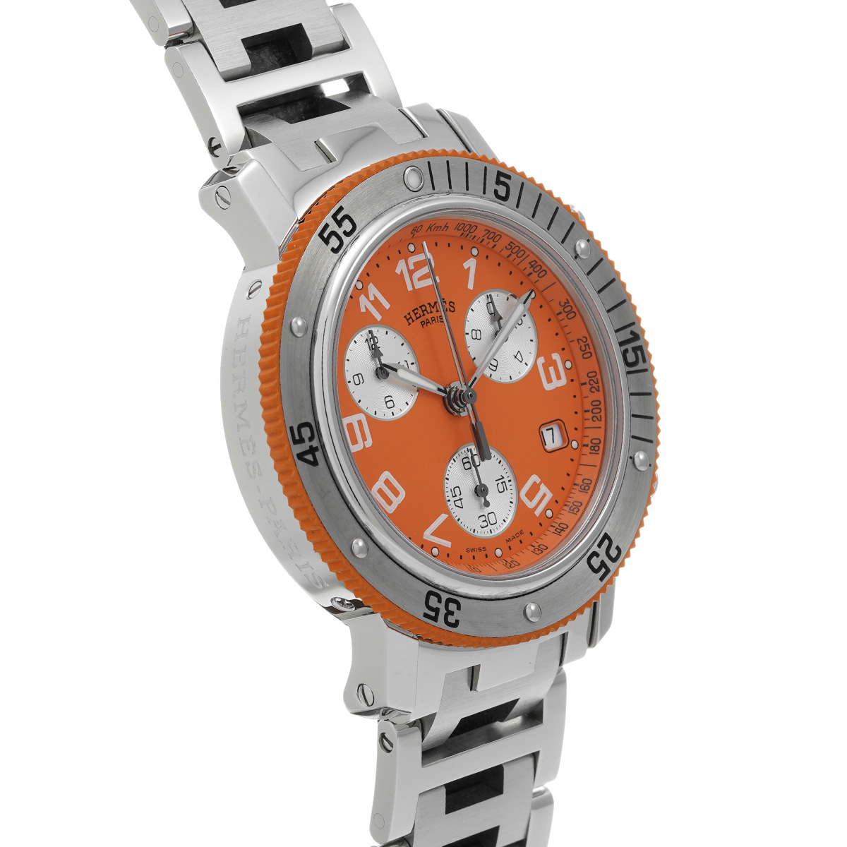 エルメス クリッパー ダイバー クロノグラフ CL2.916 オレンジ