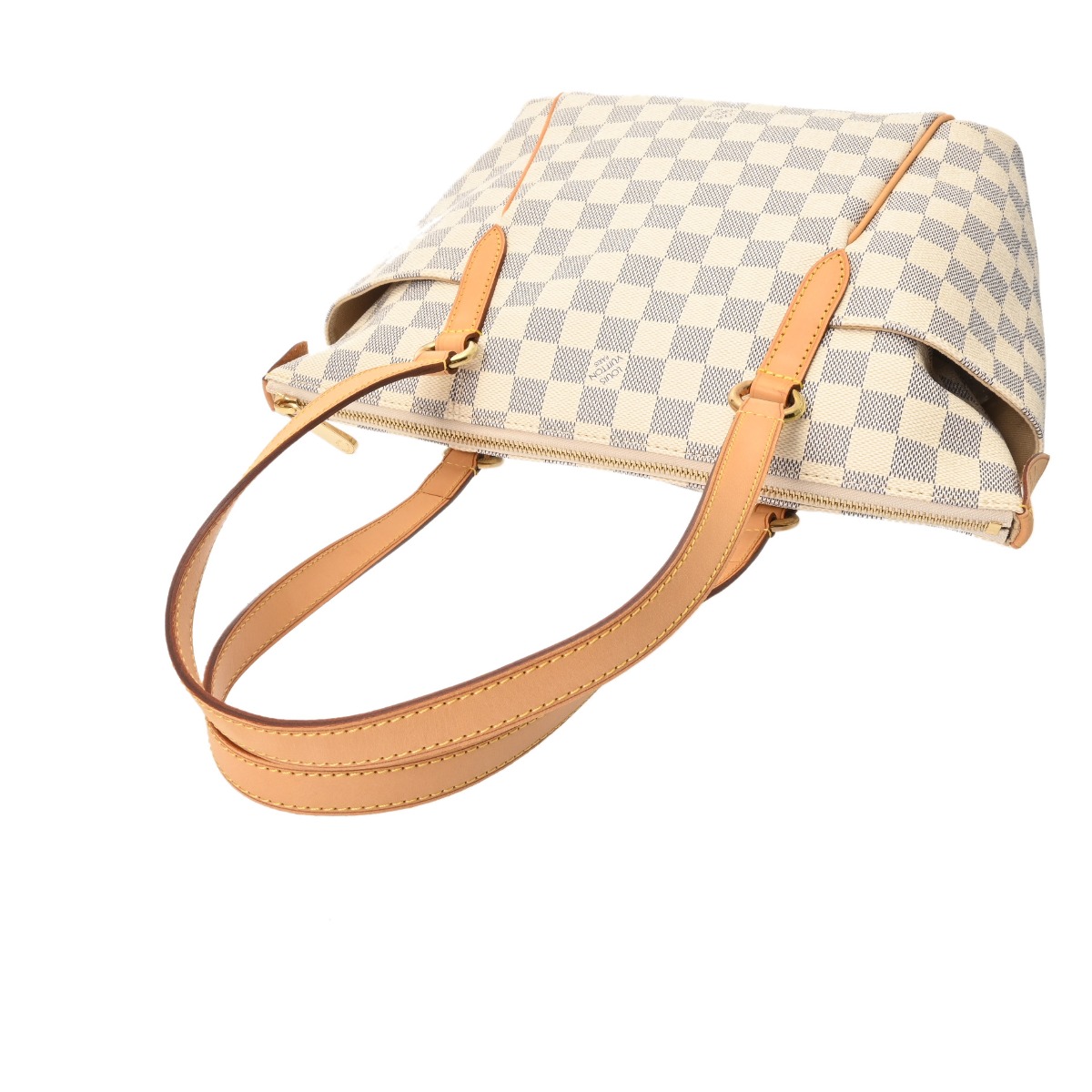 ルイ ヴィトン ダミエアズール トータリー PM 旧型 ホワイト N51261