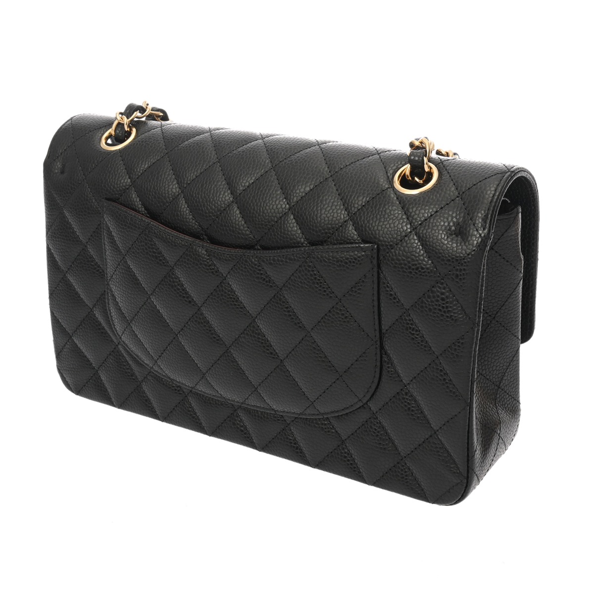 シャネル マトラッセ 11.12 クラシックハンドバッグ ブラック A01112
