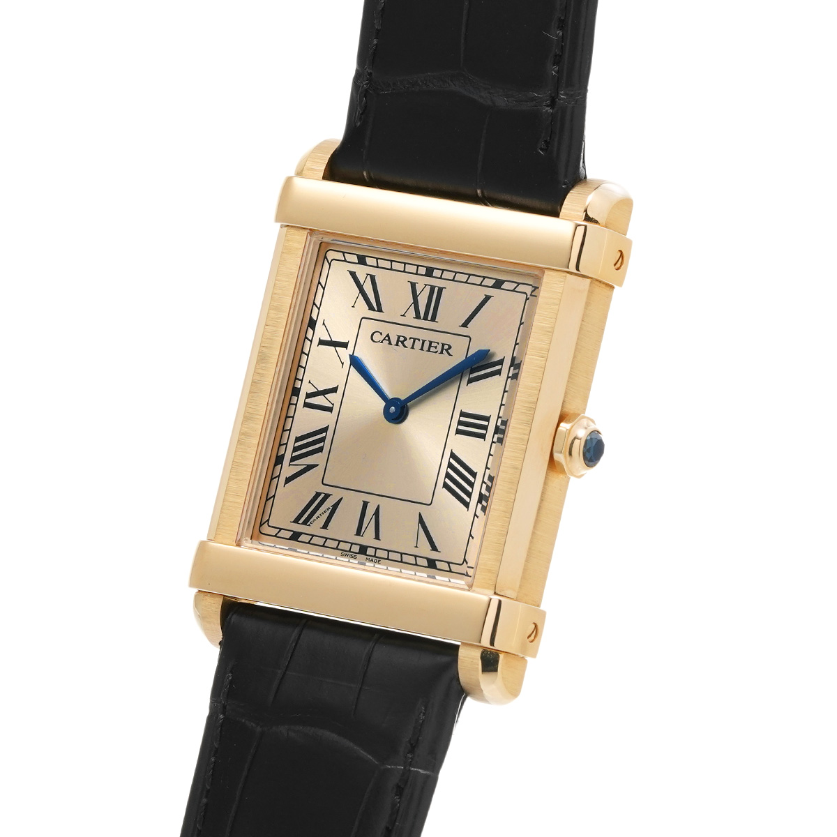 カルティエ タンクシノワーズ WGTA0088 シャンパン メンズ 時計 【中古