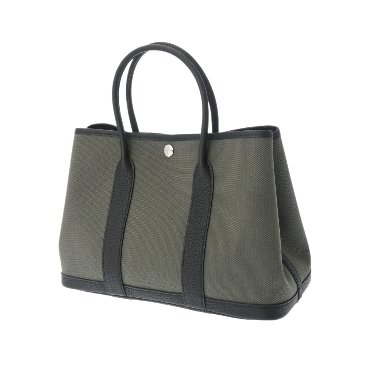 エルメス ガーデンパーティ TPM カーキ/ブラック/パラジウム金具