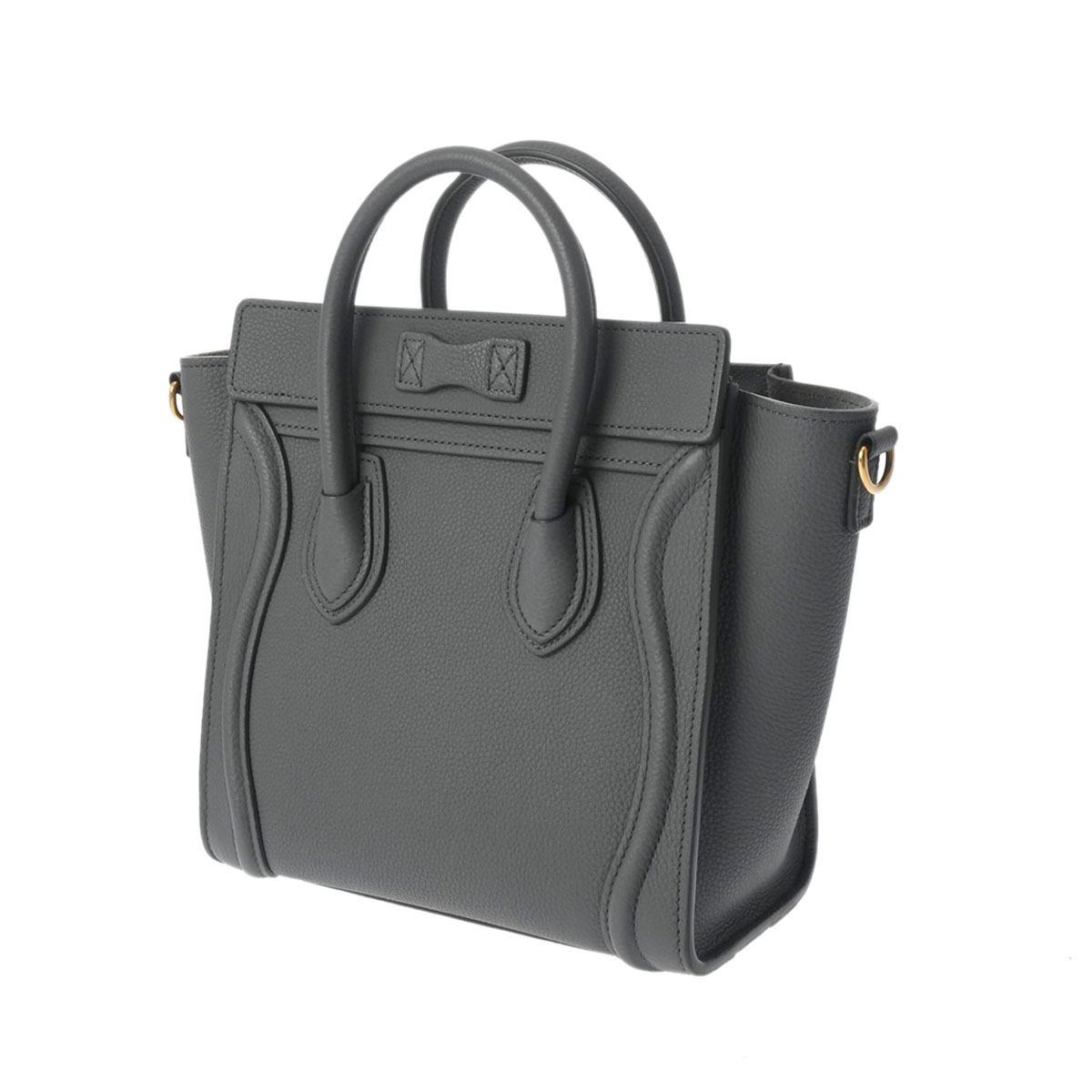 セリーヌ ラゲージ ナノ コール/ゴールド金具 189243DRM ドラムド