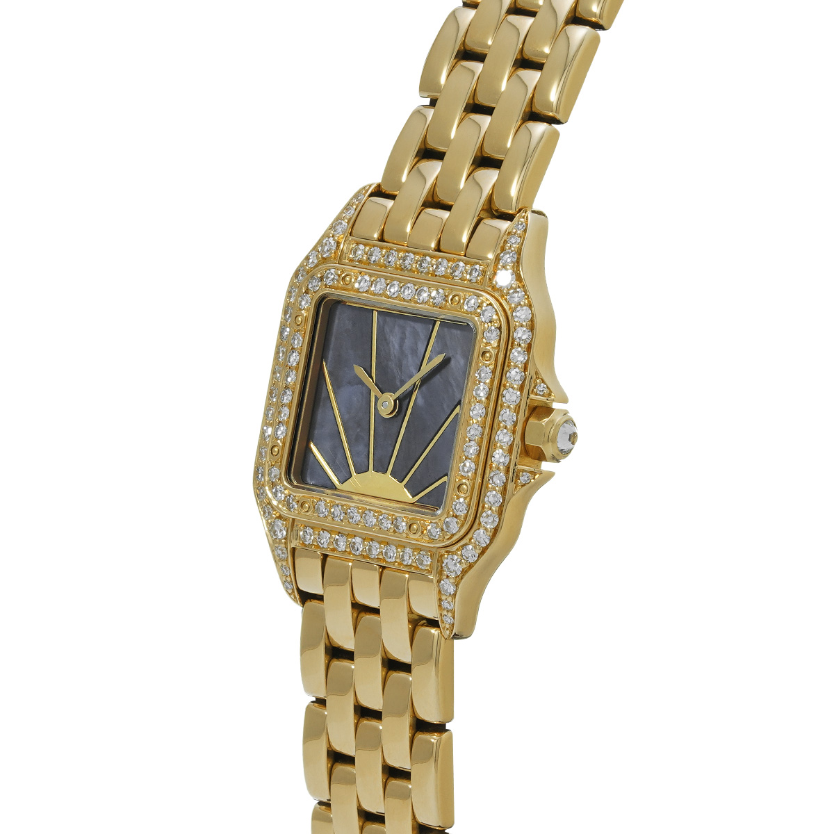 カルティエ パンテール SM WF3047B9 ブラックシェル レディース 時計