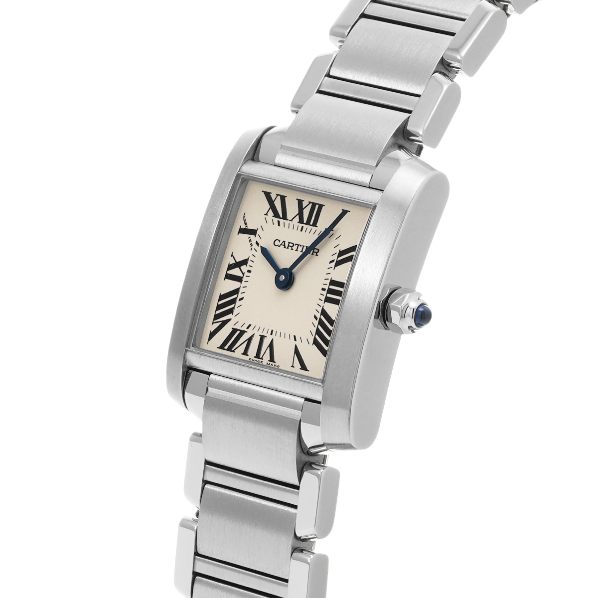 カルティエ タンクフランセーズ SM W51008Q3 シルバー レディース 時計