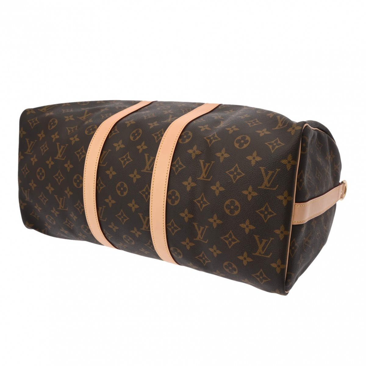 ルイ ヴィトン モノグラム キーポル バンドリエール 45 新型 ブラウン