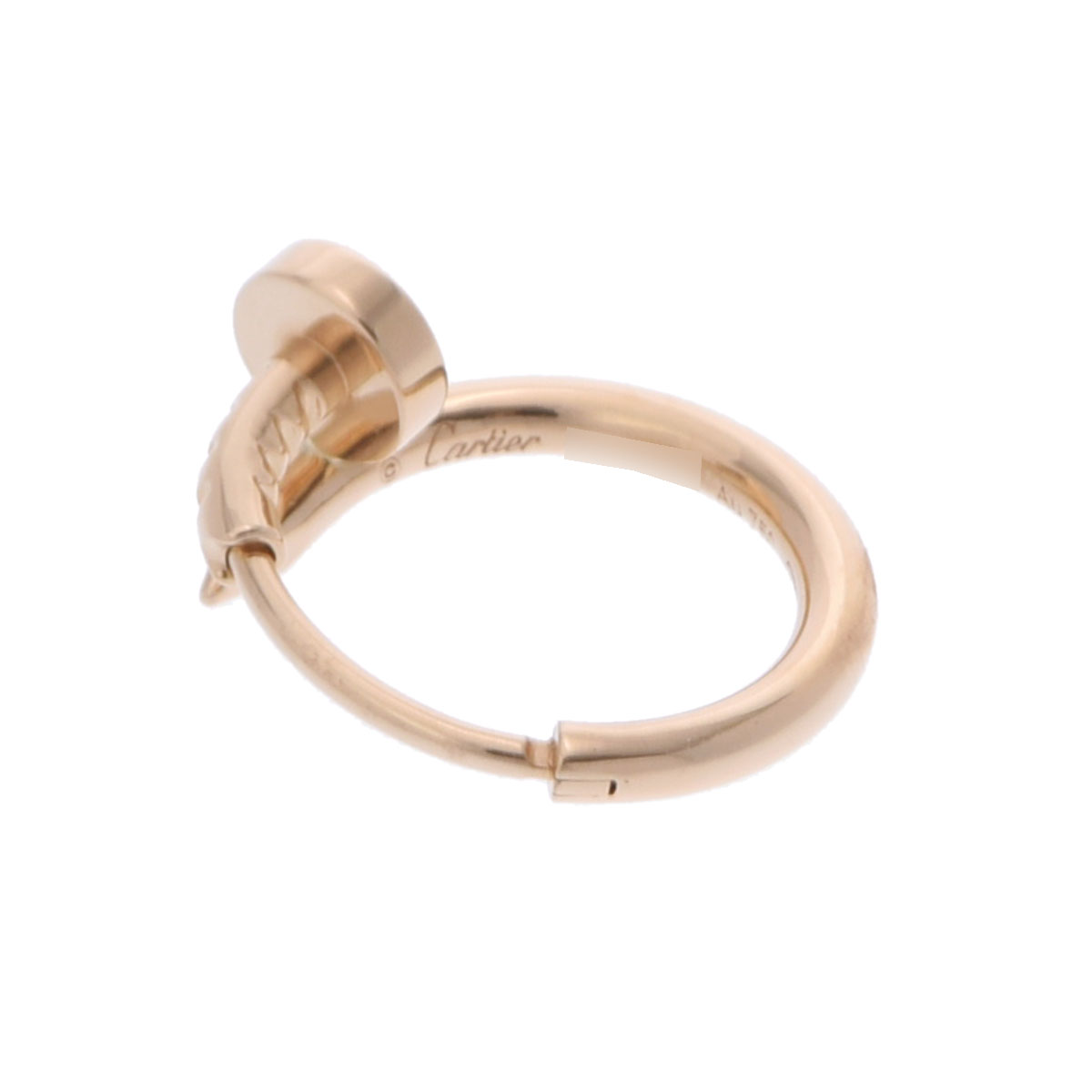 カルティエ ジュストアンクル シングル ピアス ゴールド K18イエロー