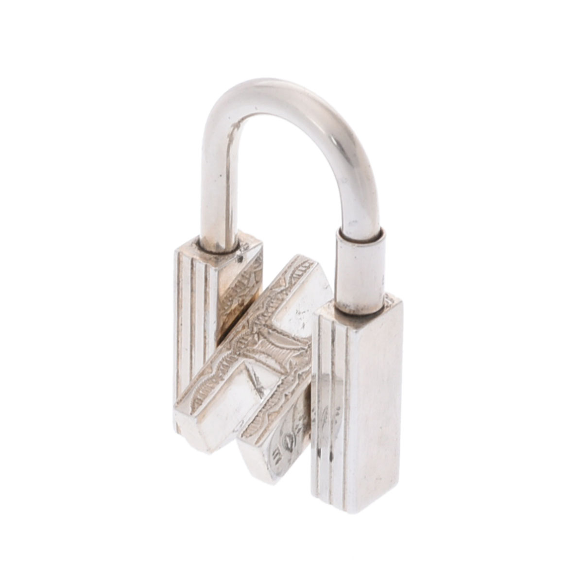 エルメス Hカデナ トゥアレグチャーム シルバー シルバー レディース