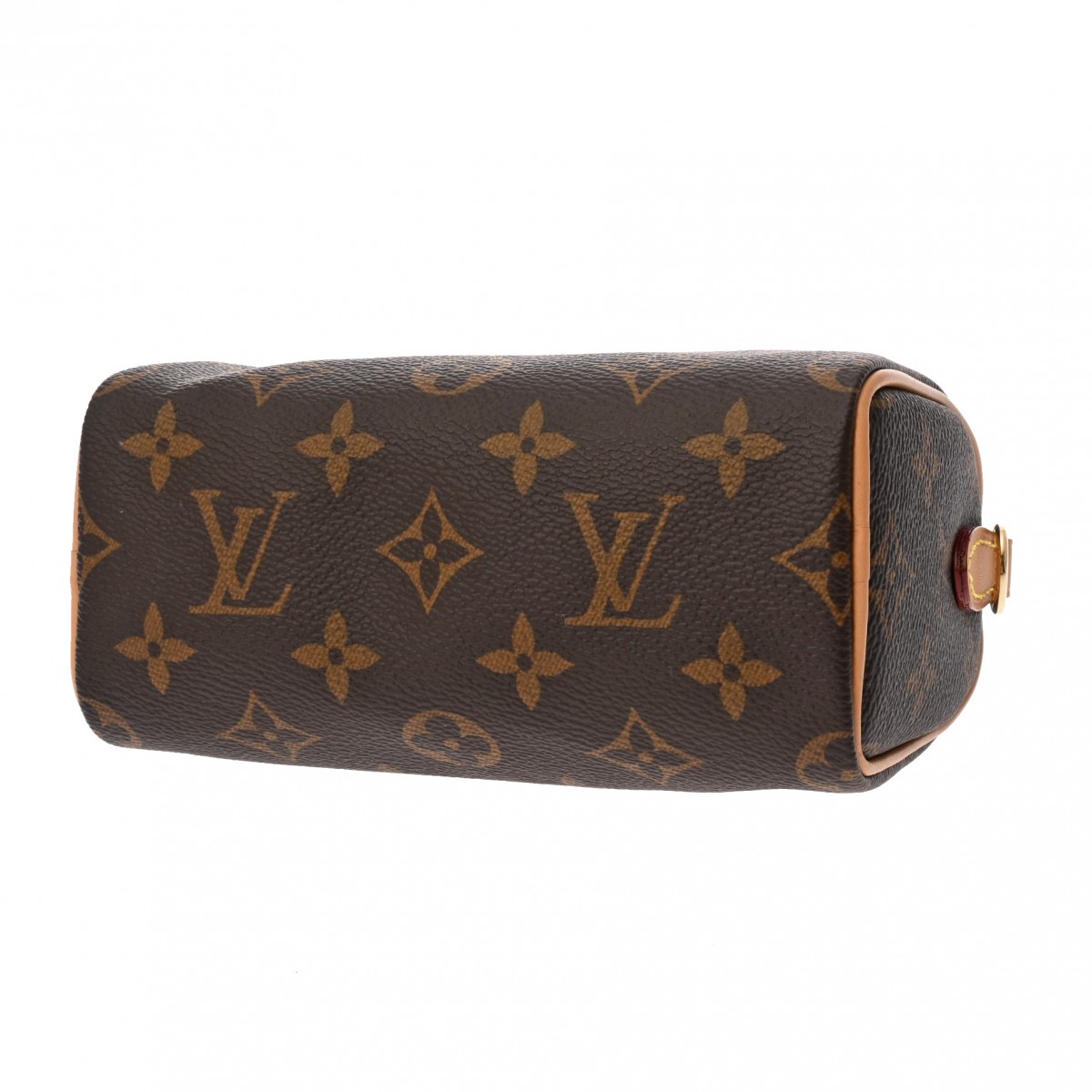 ルイ ヴィトン モノグラム ナノ スピーディ ブラウン M81085