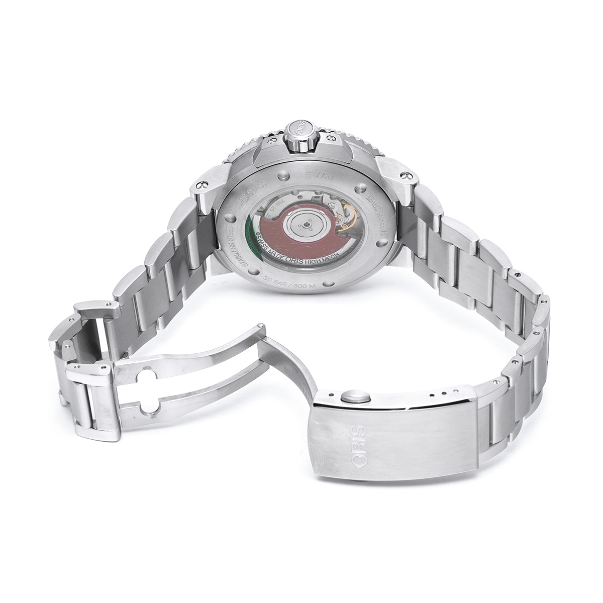 オリス アクイス GMTデイト 01 798 7754 4135-07 8 24 05PEB ブルー