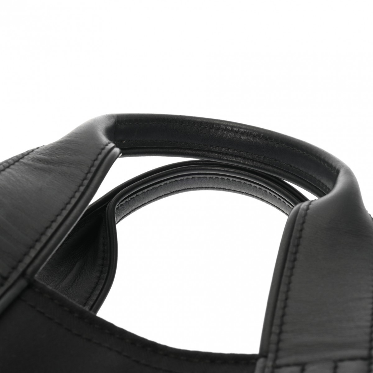 エルメス アカプルコ PM ブラック トワルシェブロン レディース バッグ