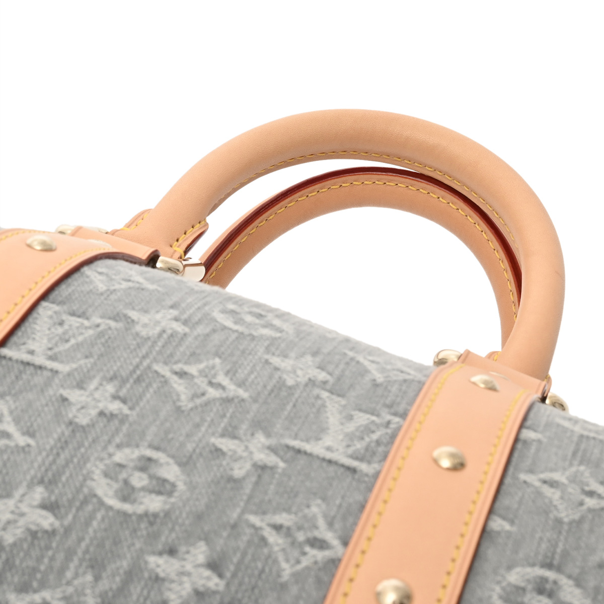 ルイ ヴィトン モノグラムデニム キーポル バンドリエール 45