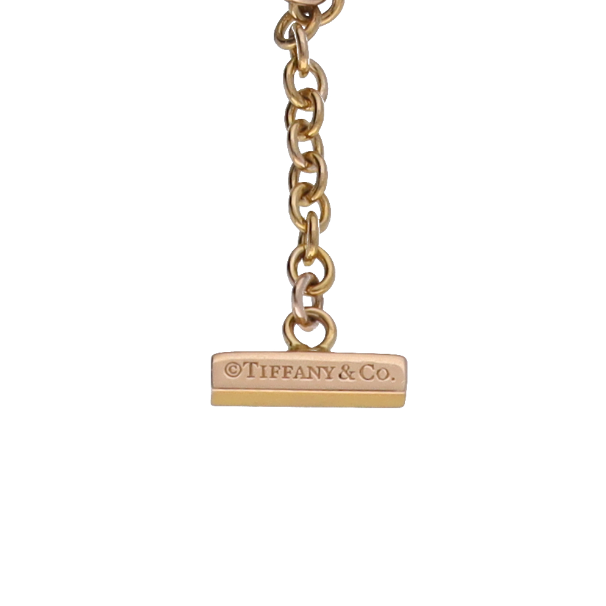 ティファニー Tスマイル ブレスレット ミニ ゴールド K18イエロー