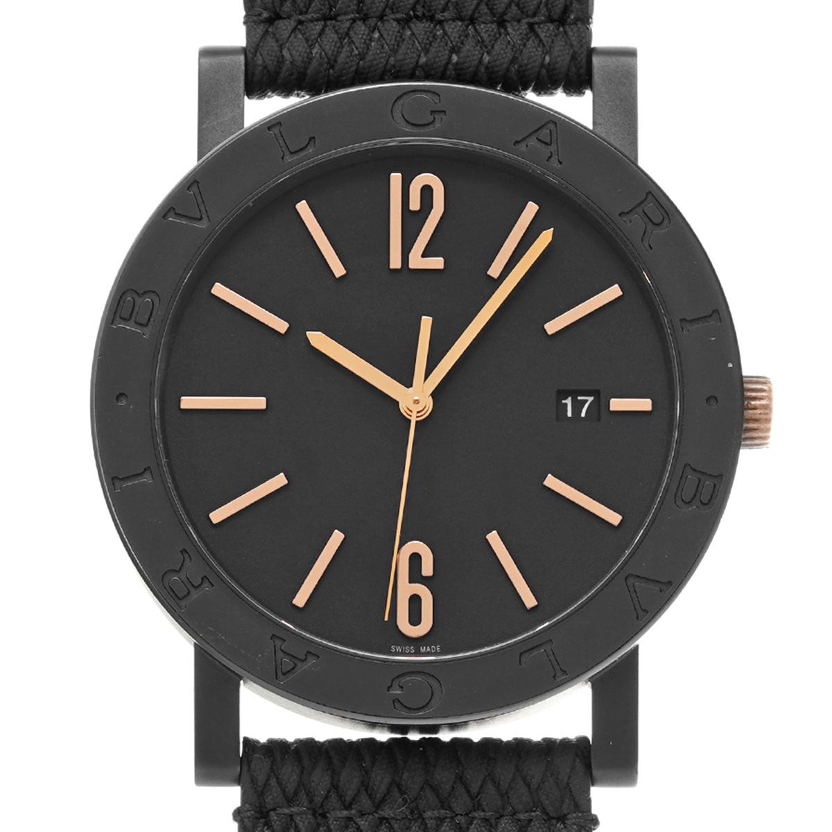 ブルガリ ブルガリブルガリ ソロテンポ BB41S ブラック メンズ 時計