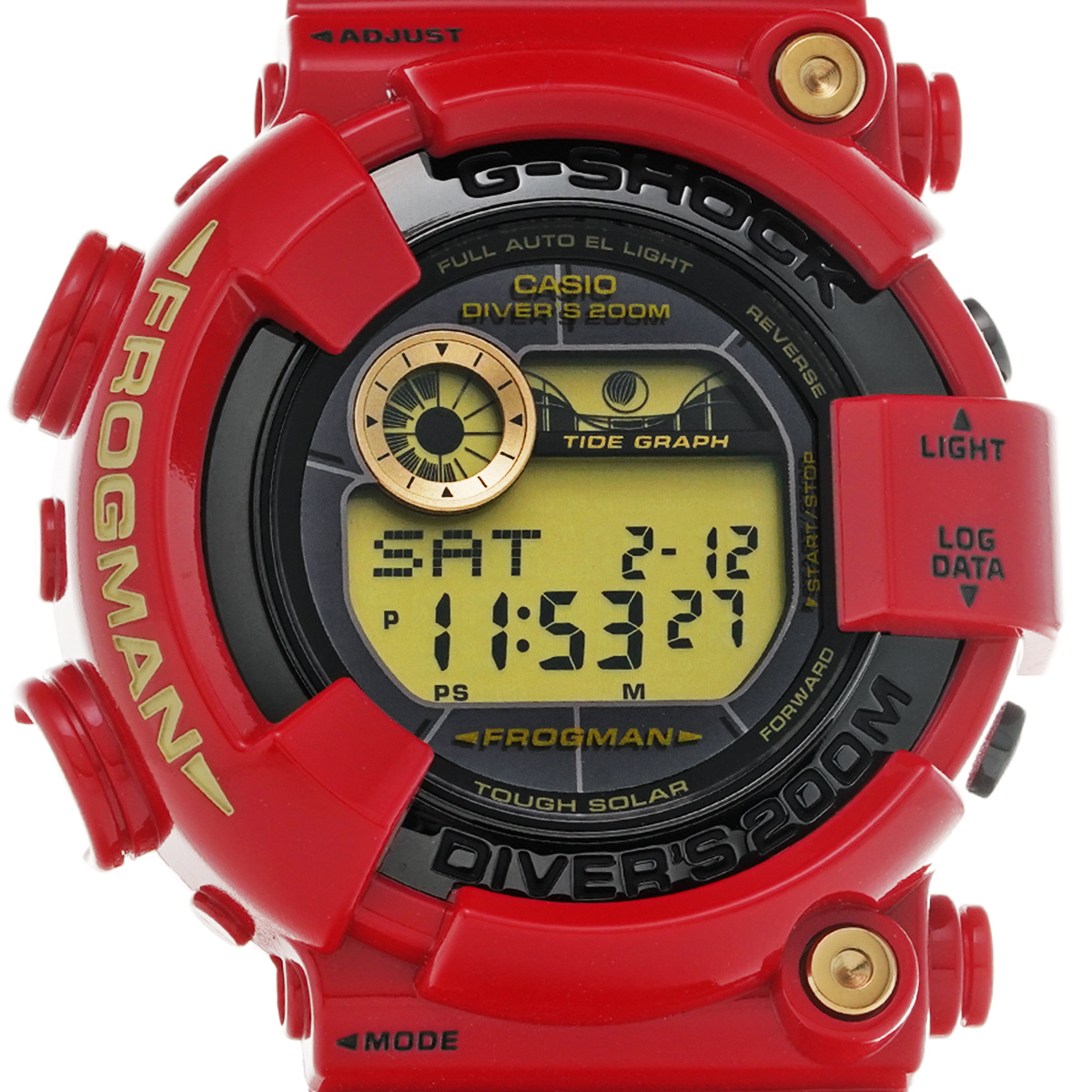 カシオ G-SHOCK フロッグマン ライジングレッド GF-8230A-4JR ブラック