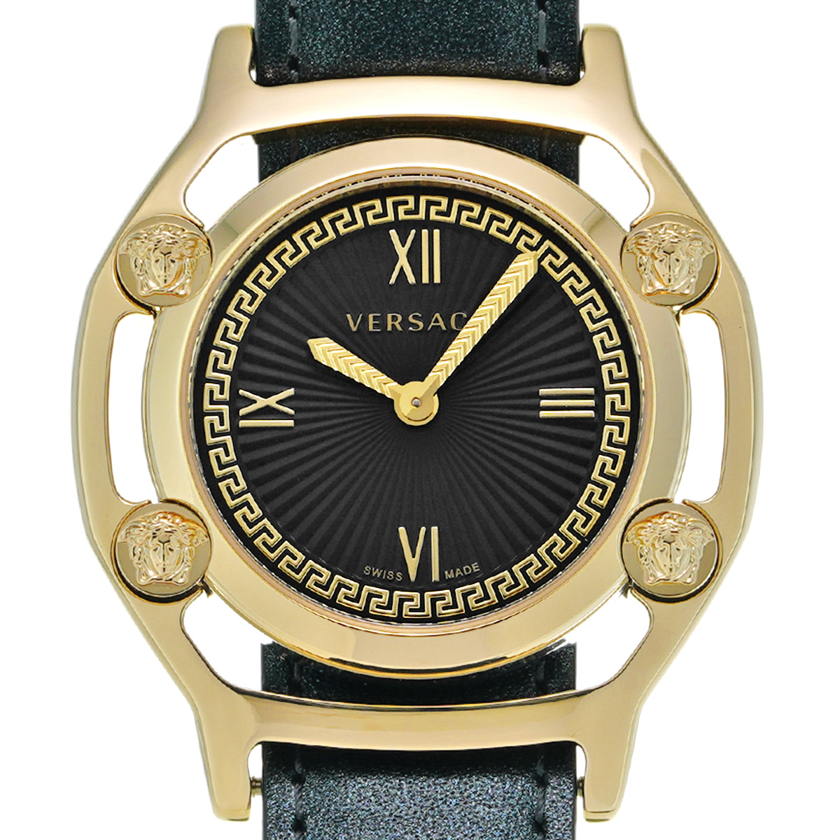 ヴェルサーチ メデューサ VEVF00820 ブラック レディース 時計 【中古