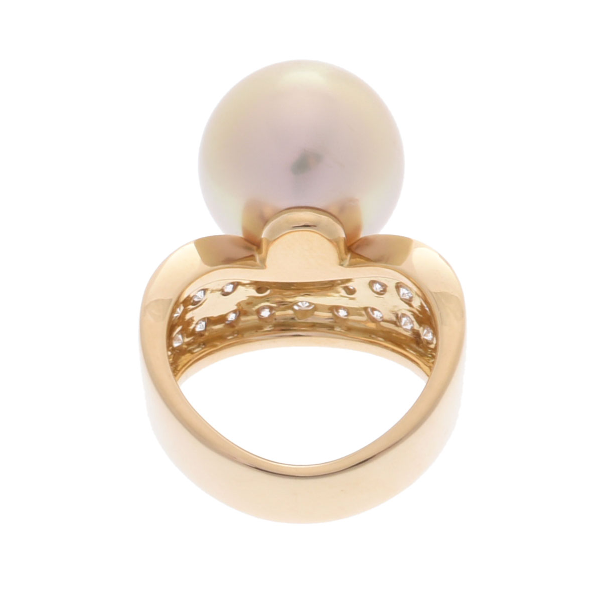 タサキ パール リング 13.50mm ゴールド K18イエローゴールド YG