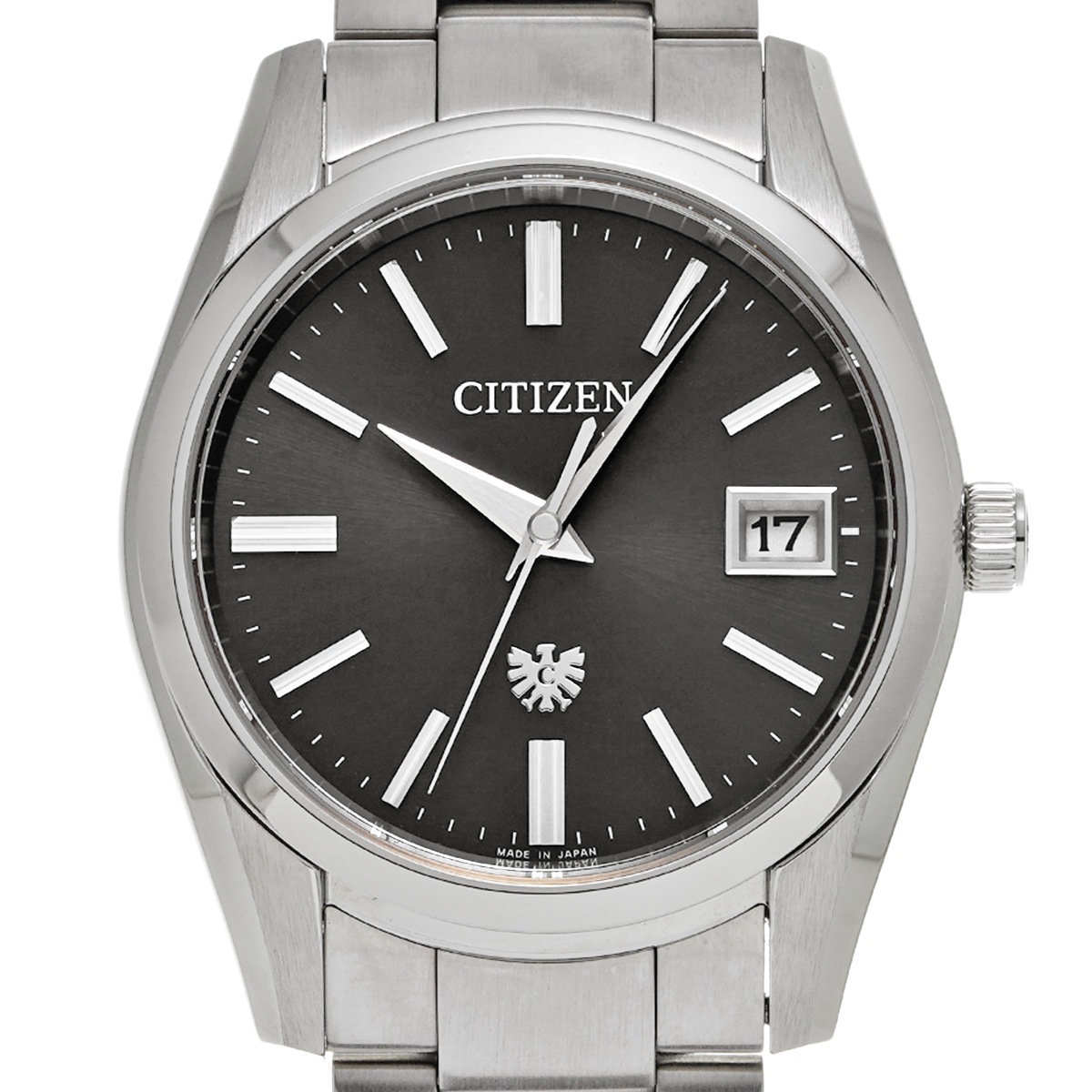 シチズン ザ・シチズン エコドライブ AQ4080-52E ブラック メンズ 時計