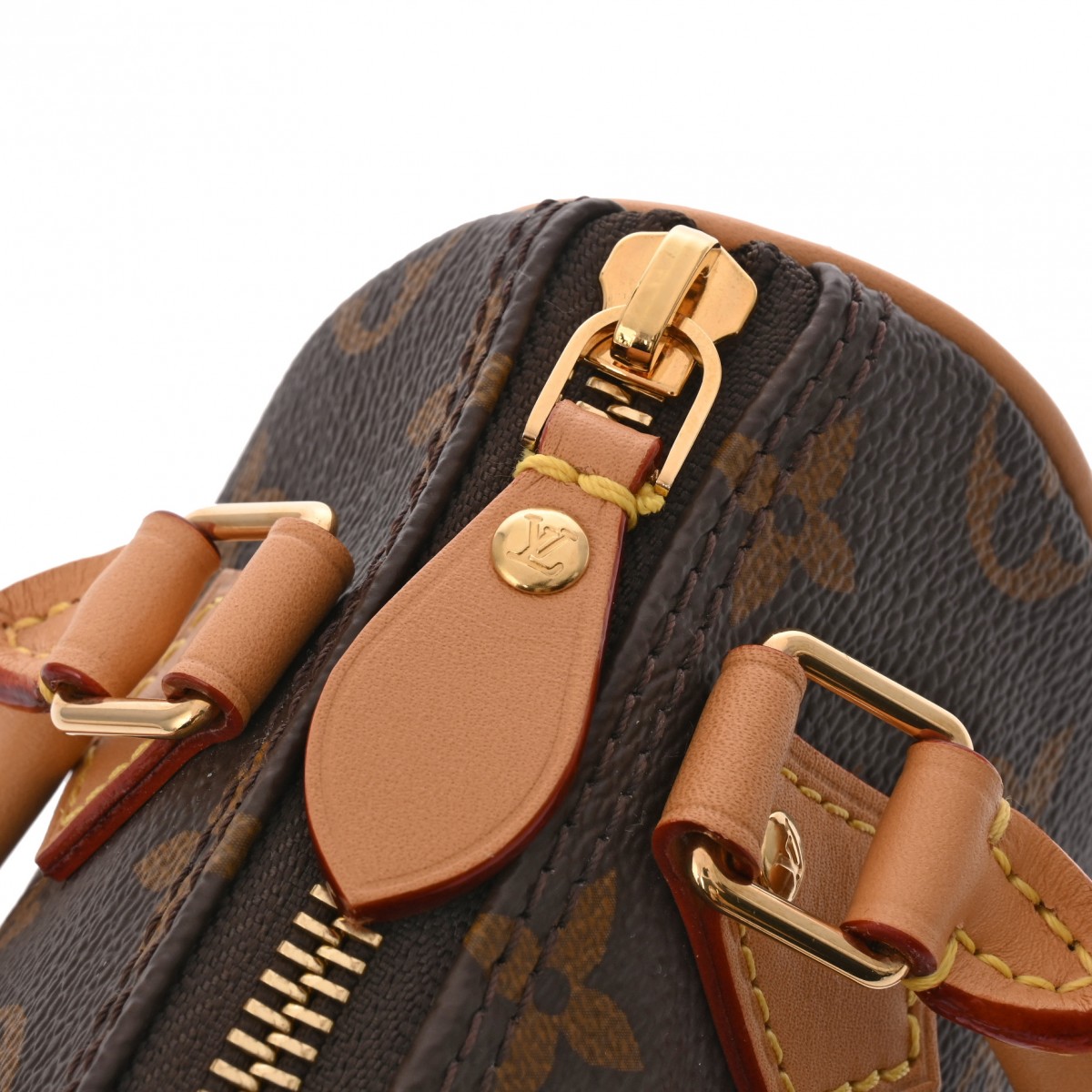 ルイ ヴィトン モノグラム ナノ スピーディ ブラウン M81085