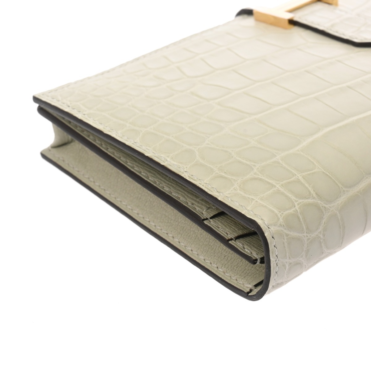 エルメス ベアン スフレ グリネヴェ アリゲーターマット レディース