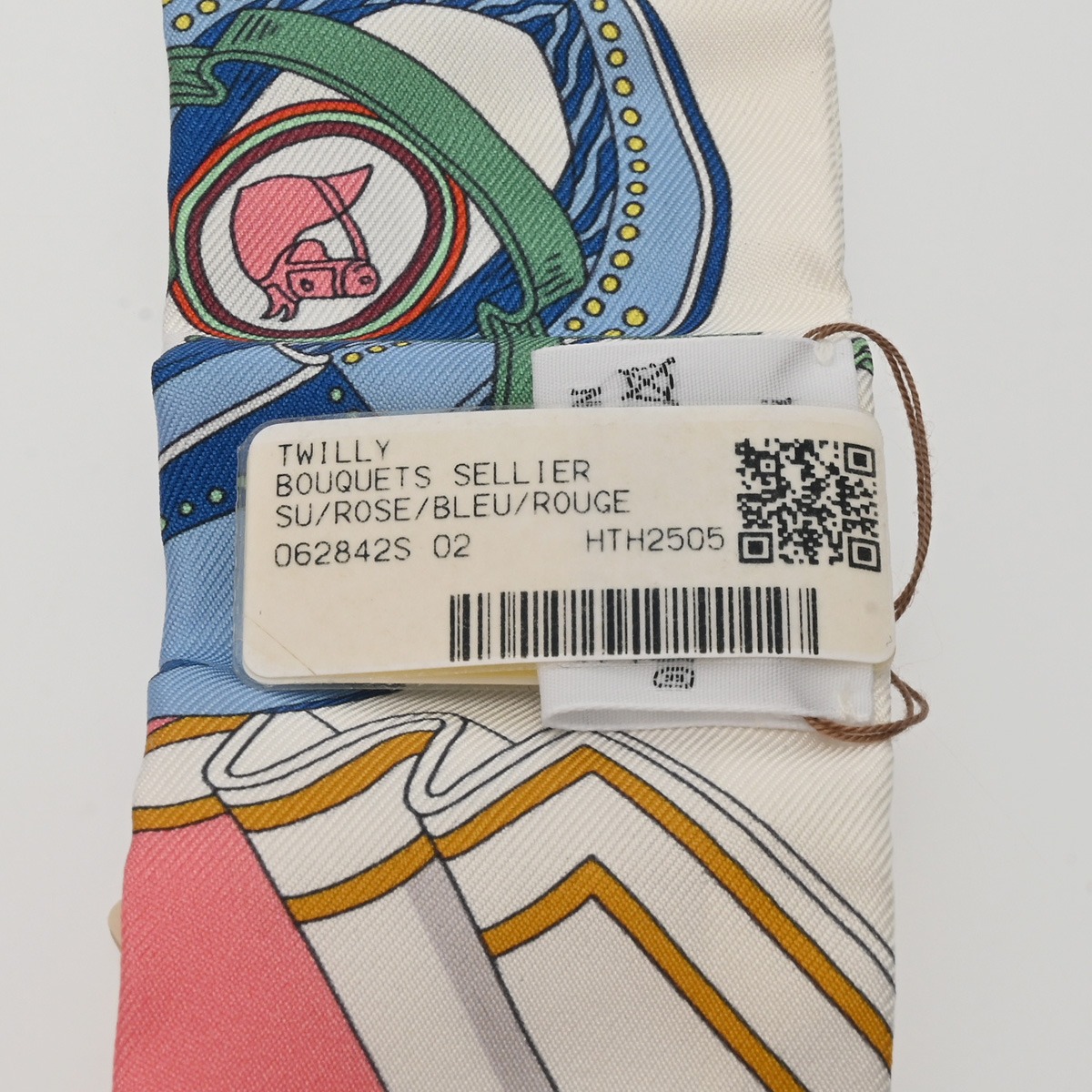 エルメス ツイリー BOUQUETS SELLIER マルチカラー 062842S シルク100