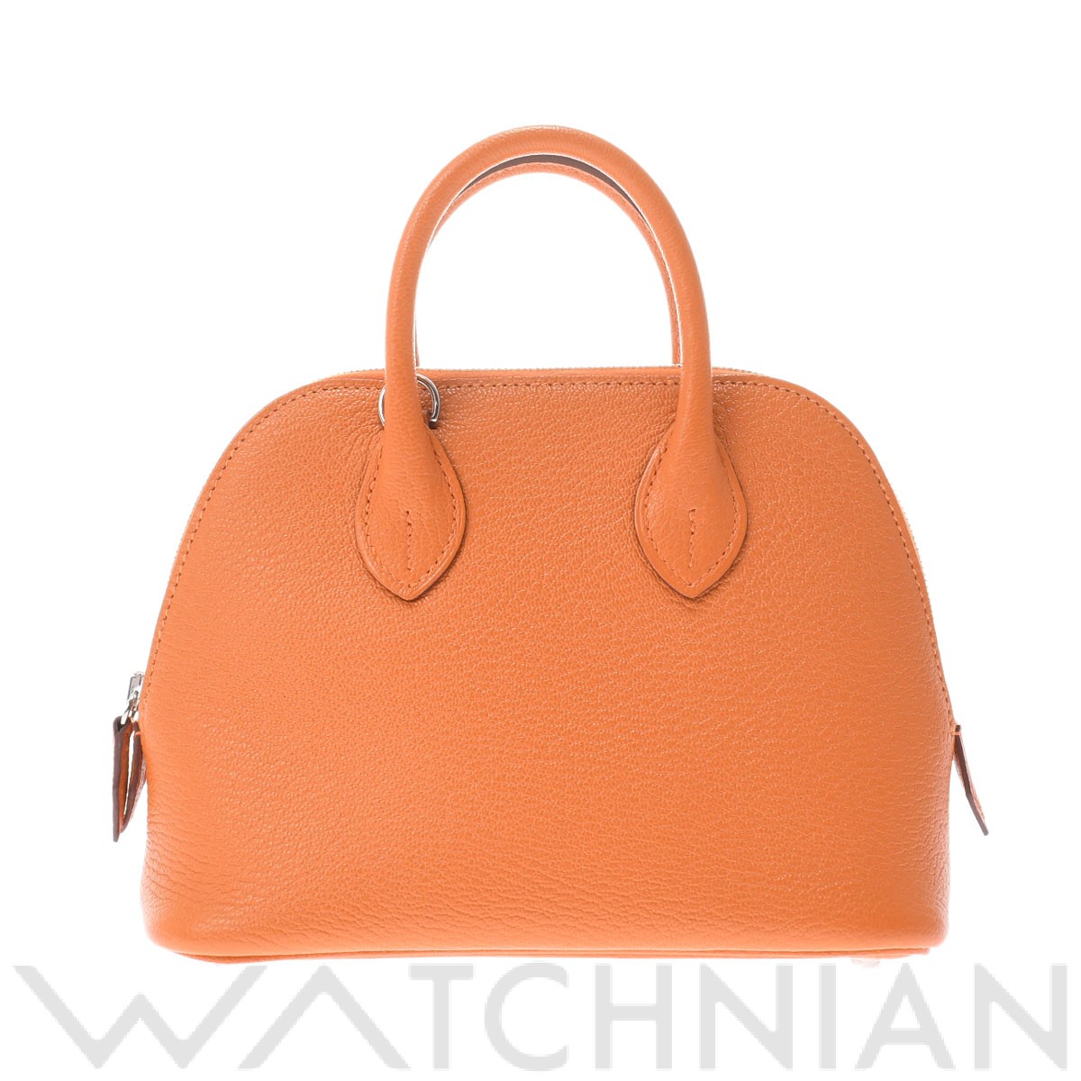 エルメス / HERMES ボリード 1923 ミニ オレンジ/パラジウム金具