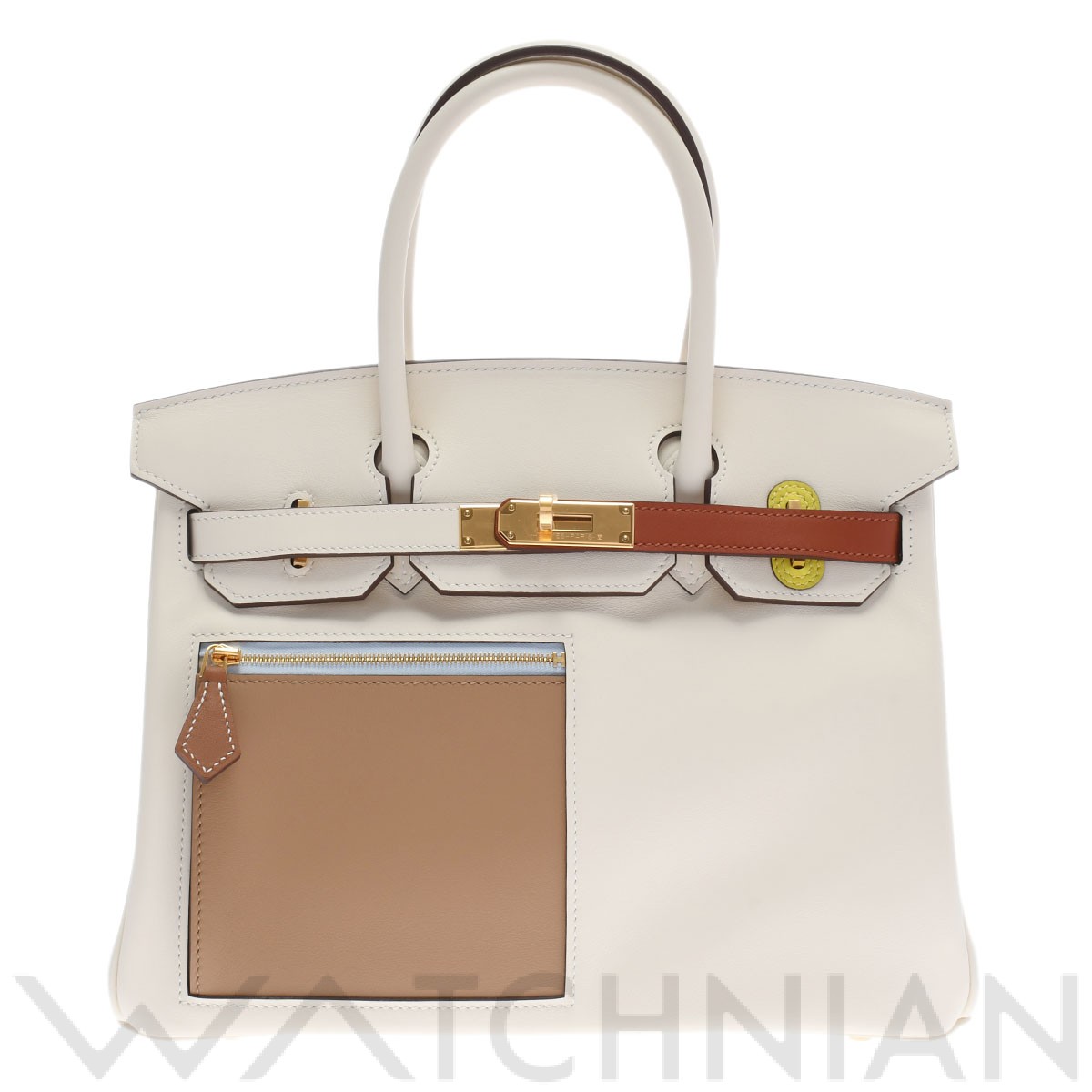 エルメス / HERMES バーキン 30 カラーマティック ナタ/キュイーブル