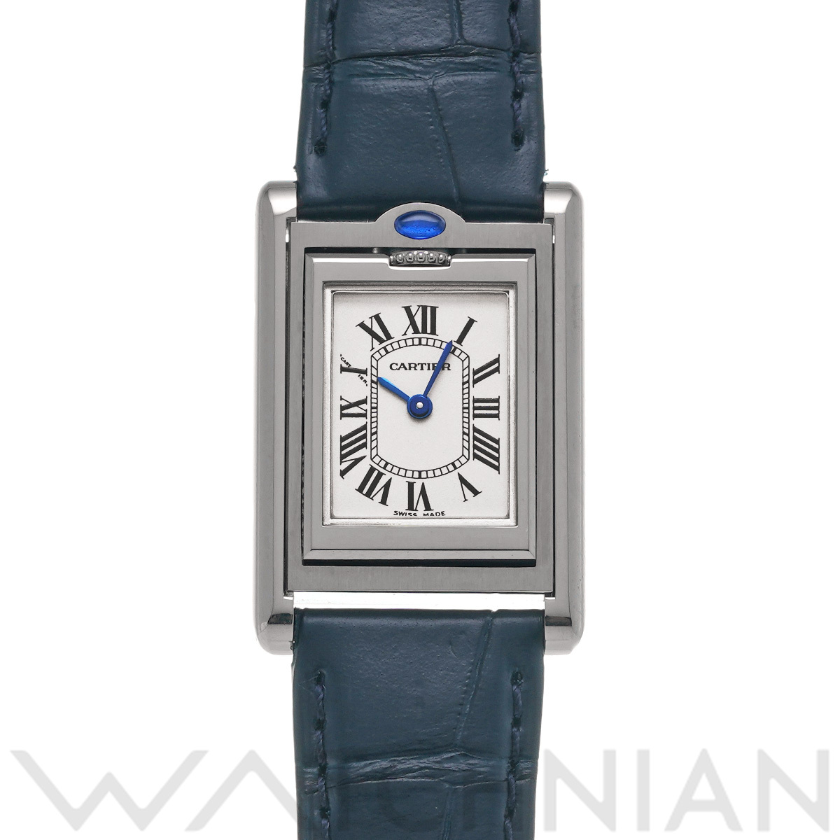 カルティエ タンク バスキュラント SM W1011155 シルバー レディース