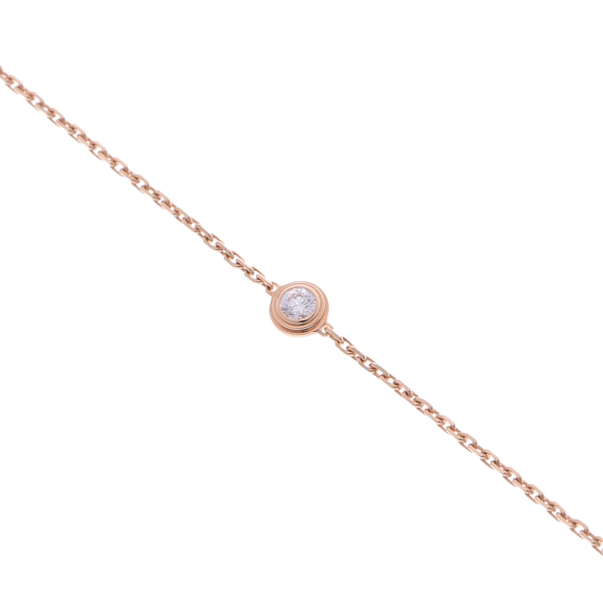 カルティエ ダムールブレスレット XS ゴールド K18ピンクゴールド PG