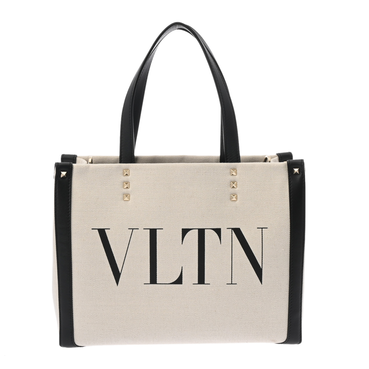 ヴァレンティノ VLTN ミニ トート ベージュ/ブラック XW2B0H19FWB.EX9
