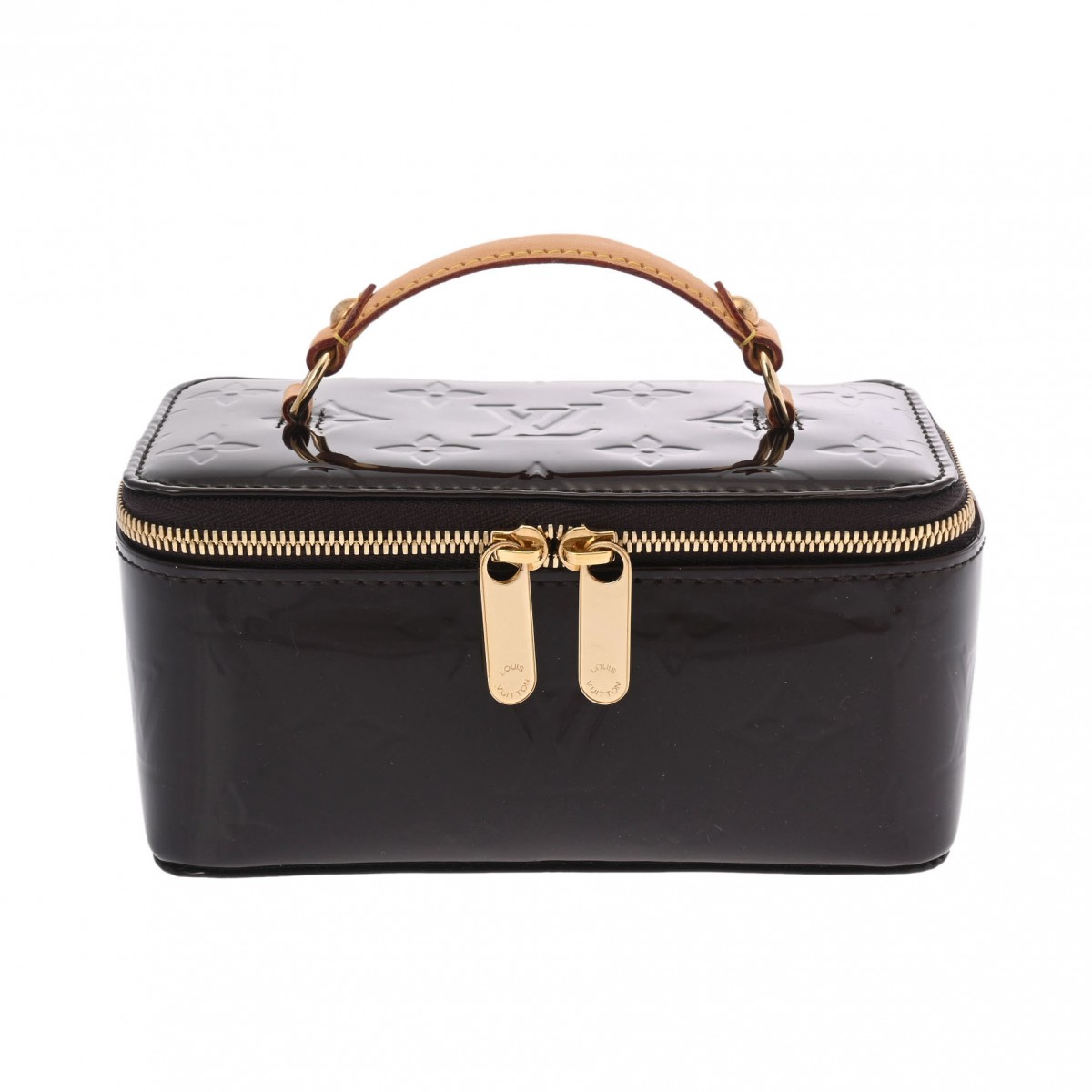 ルイ ヴィトン ヴェルニ ジュエルケース アマラント M91272 モノグラム