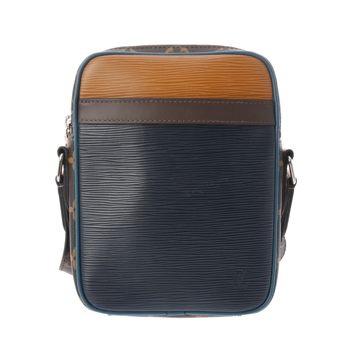 ルイ ヴィトン エピ/モノグラム ダヌーブスリム PM ブラウン/ネイビー