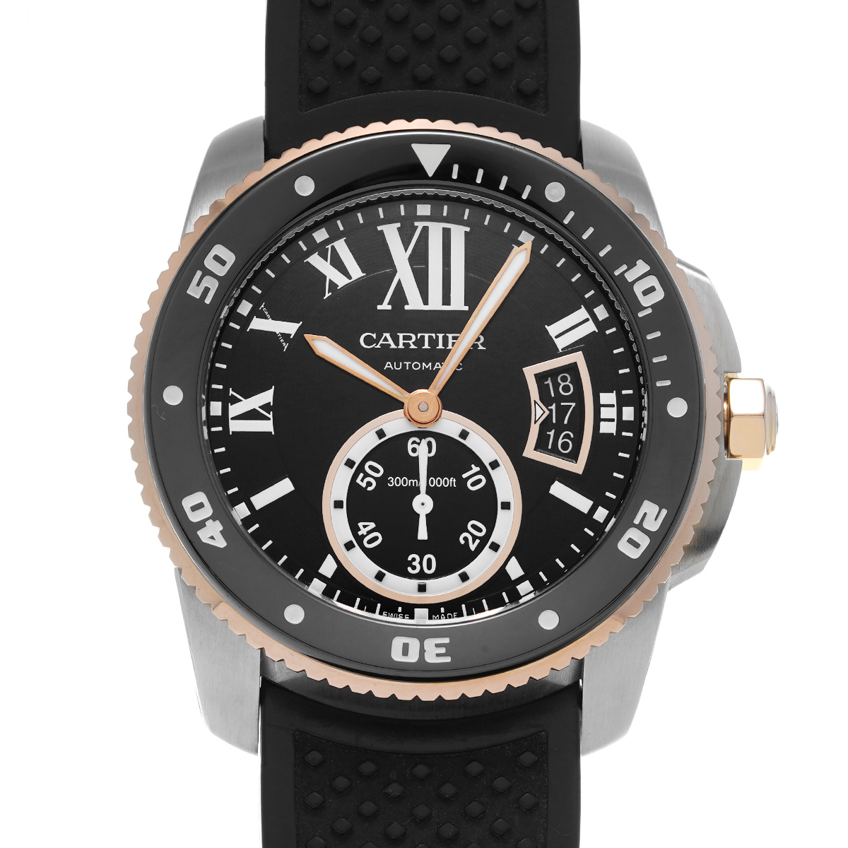 カルティエ カリブル ドゥ カルティエ ダイバー W7100055 ブラック