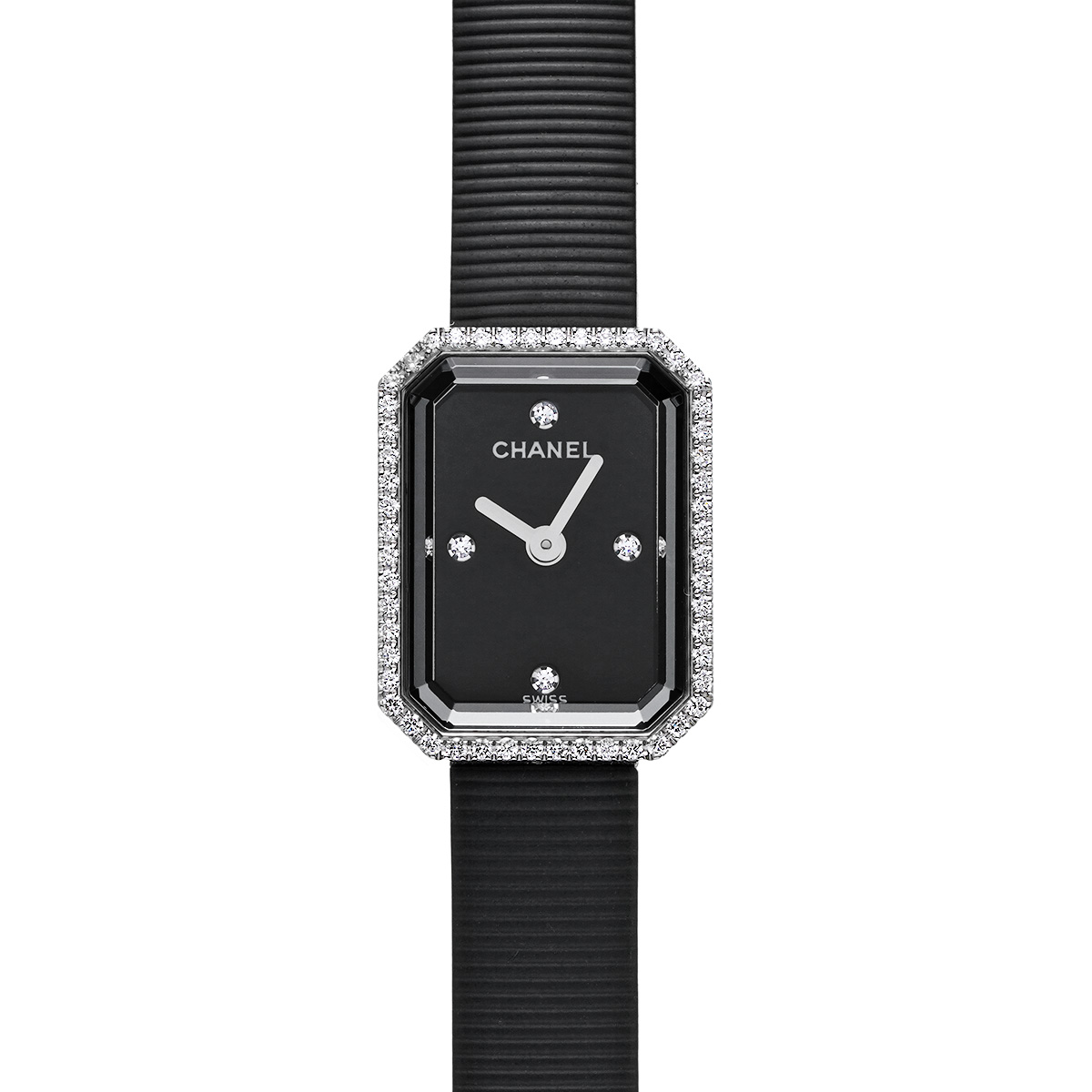 シャネル プルミエール H2434 ブラック/ダイヤモンド レディース 時計