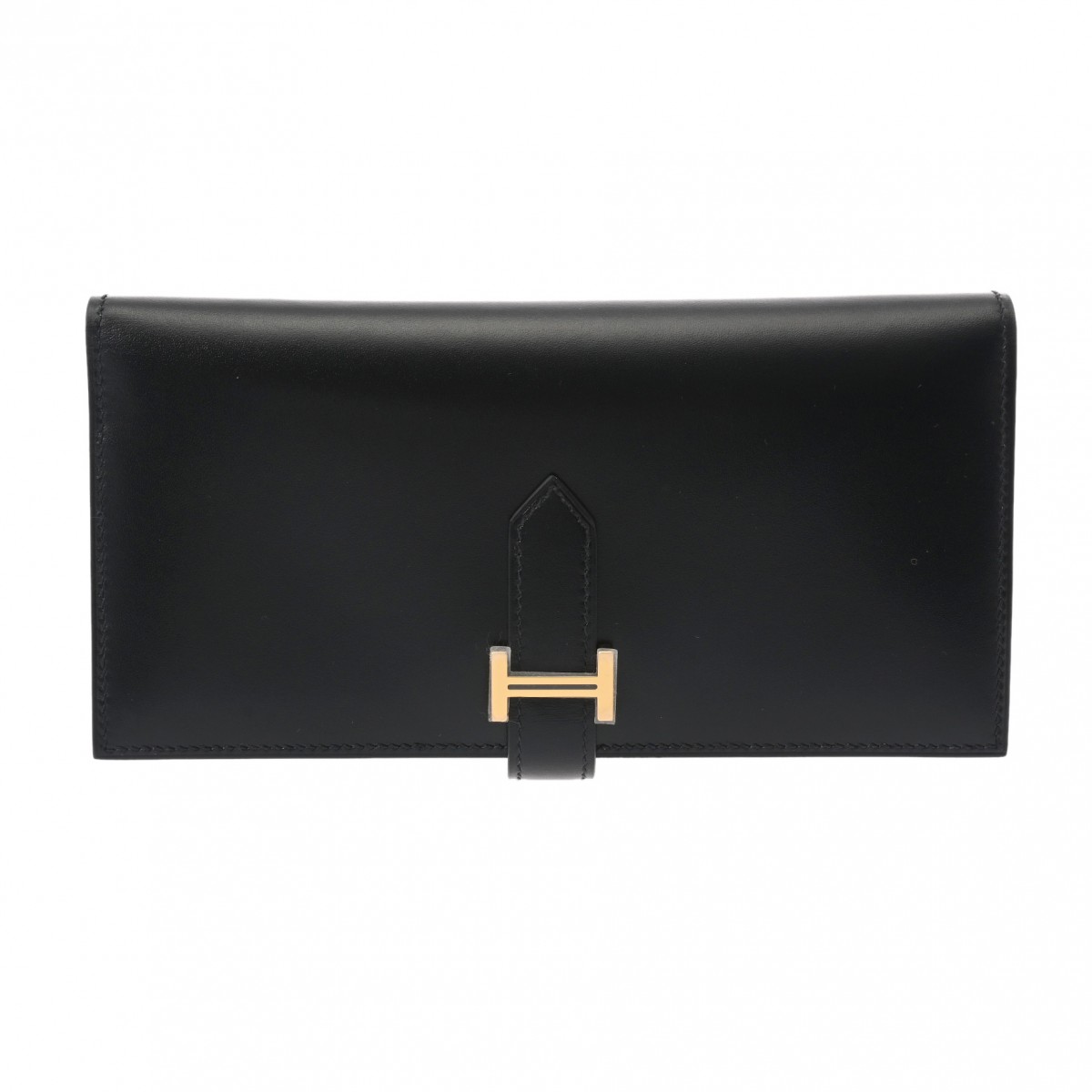 エルメス ベアン スフレ ブラック タデラクト ユニセックス 財布