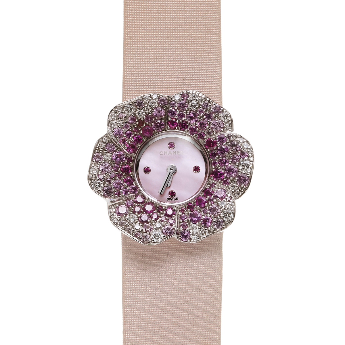 シャネル カメリア H1652 ピンクシェル/ピンクサファイア レディース