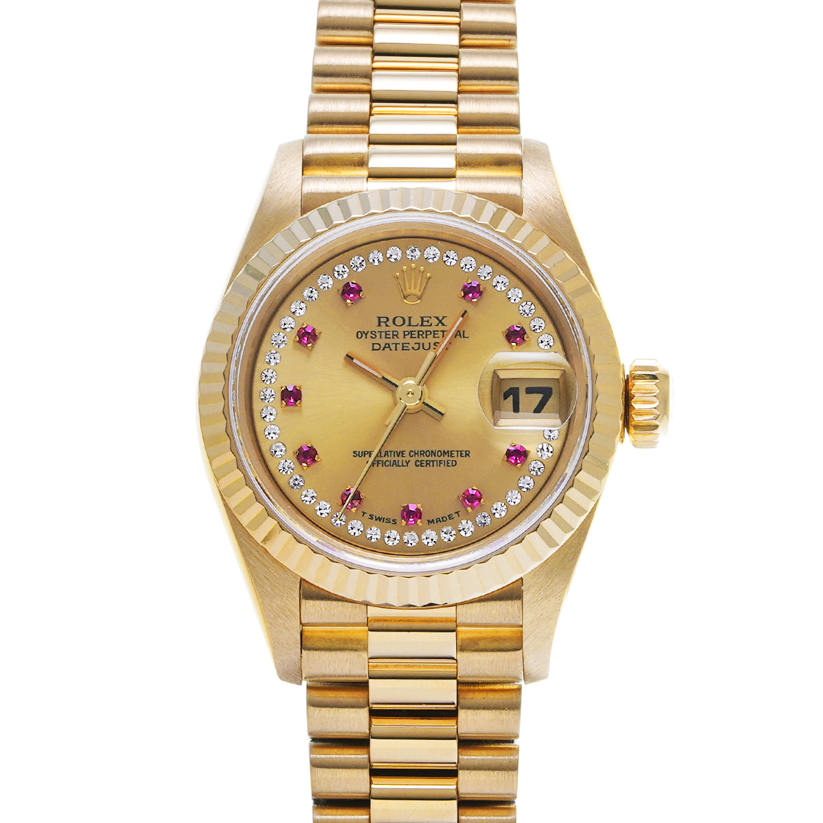 ロレックス デイトジャスト 69178G シャンパンコンピュータ