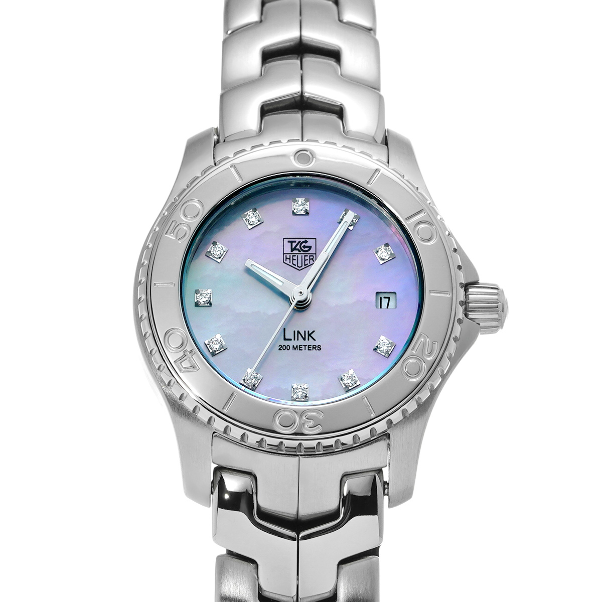 タグ ホイヤー リンク WJ1317.BA0573 ブルーシェル/ダイヤモンド