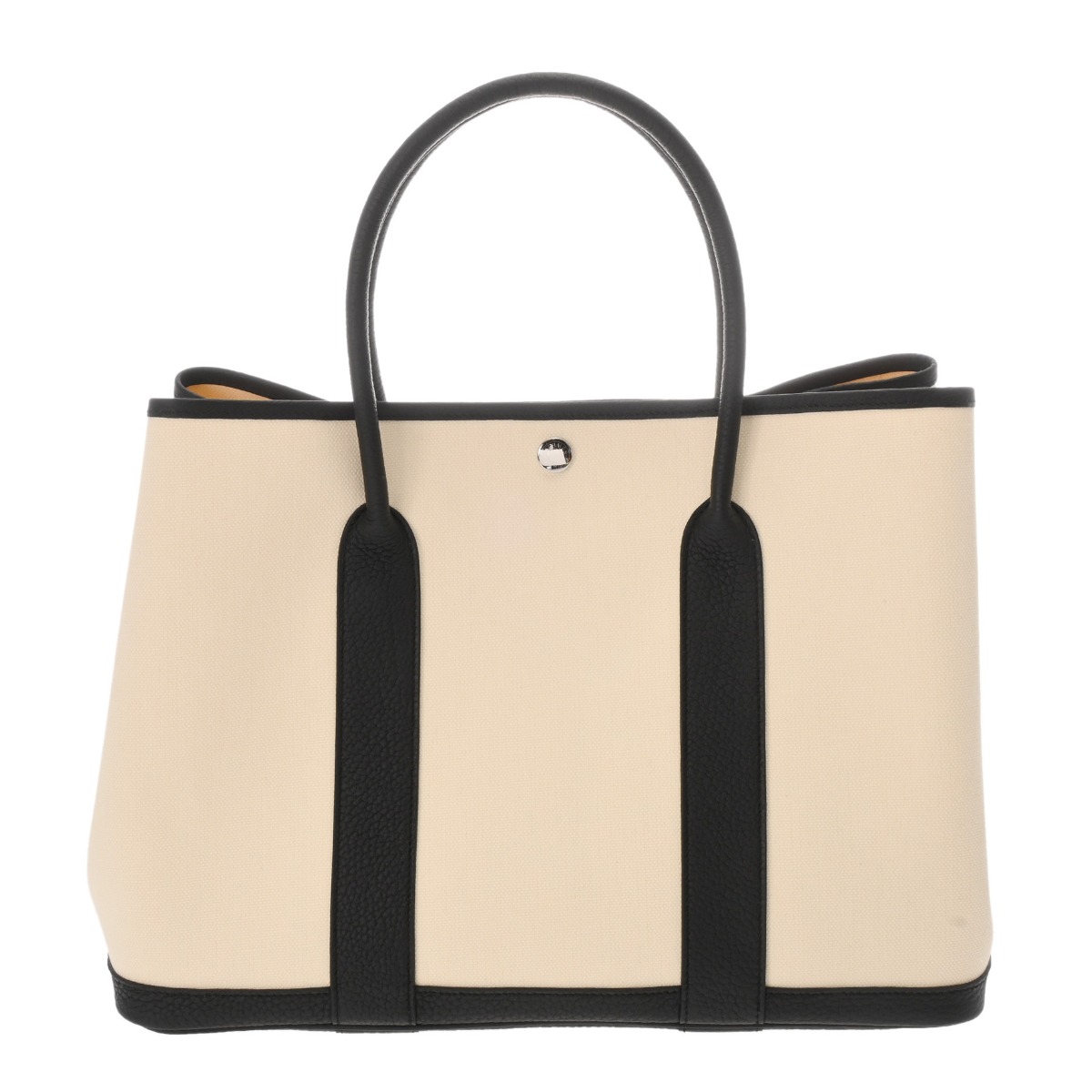 エルメス ガーデンパーティ PM エクリュ/ブラック トワルミリタリー