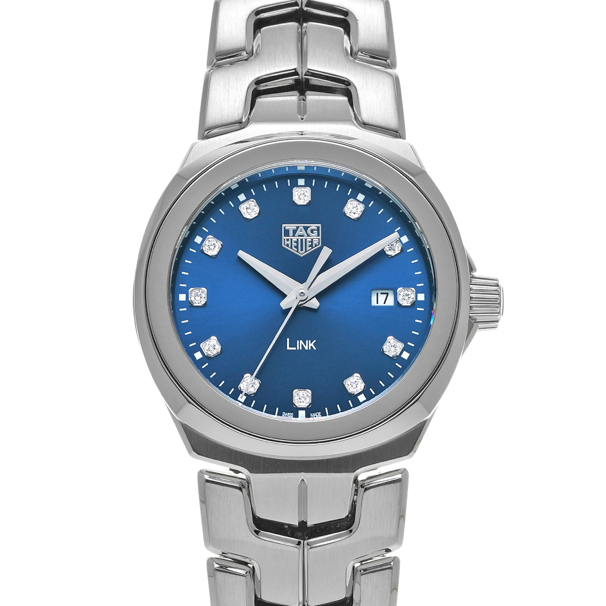 タグ ホイヤー リンク WBC1318.BA0600 ブルー/ダイヤモンド レディース