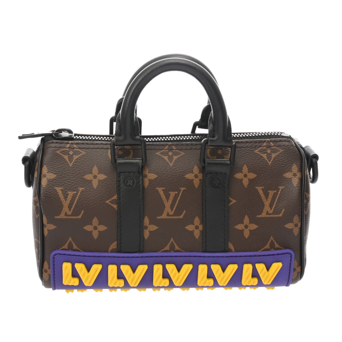 ルイ ヴィトン モノグラム キーポル XS 2WAY ブラウン M45788